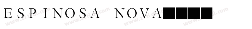 espinosa nova字体转换